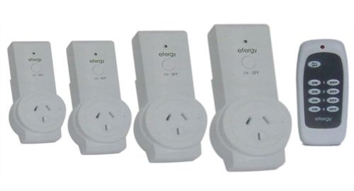 Efergy RF Remote Controlled Power Switch (Stand-By Eliminator)