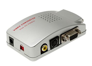 Connect your PC to your TV with the VGA to Video Signal Converter Box