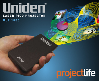 Uniden ULP-1000 Laser Pico Projector (sold as Microvision SHOWWX in the USA)