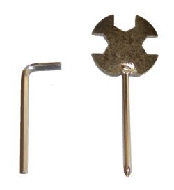 Allen Key and Cross Wrench - the assembly tools included with the Confidence Foldable Exercise Bike