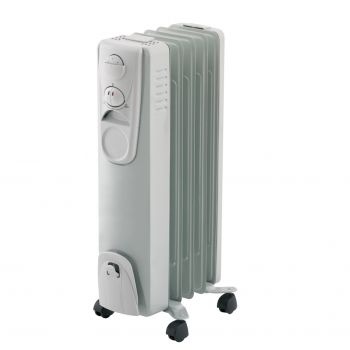 Heller 5-Fin 1000W Electric Oil Heater